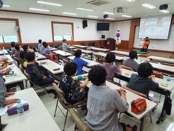 부안소방서, 지역문화대학 수강생과 함께하는 소방안전교육