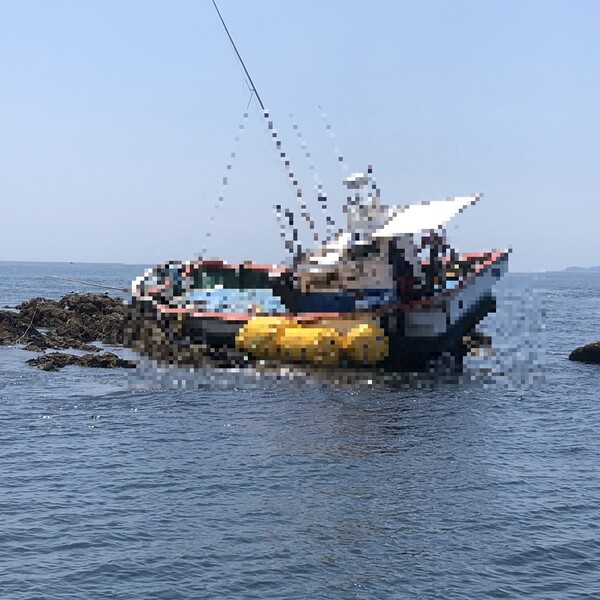부안해경, 좌초어선 긴급구조 인명피해 없어