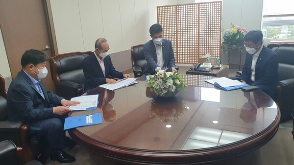 김종택 부안 부군수, 기획재정부 방문 현안사업 건의