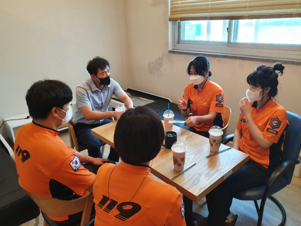 부안소방서장, 직원과 소통의 시간 가져