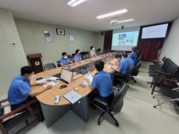 부안해경, 유람선 화재 대응을 위한 도상훈련 실시
