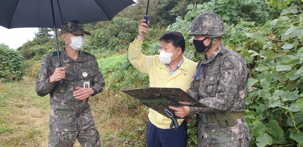 김종택 부안군 통합방위지원본부장, 부안대대 훈련 격려