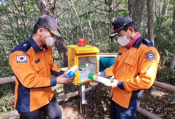 부안소방서장 마실길 119비상구급함 적극 활용