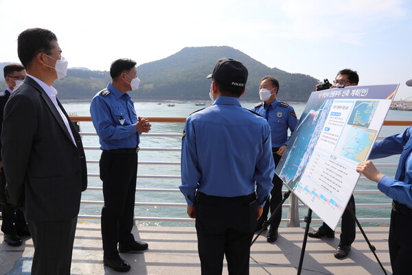 김홍희 해경청장 부안해양경찰서 현장소통 간담회 실시