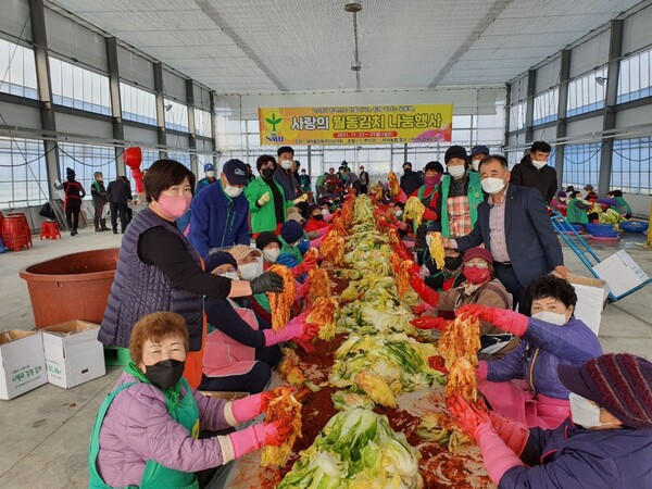 새마을운동 부안군지회, 사랑의 월동김치 나눔 행사 개최