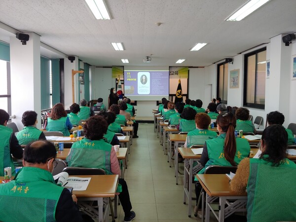 새마을운동부안군지회, 생명운동지도자 현장교육 실시