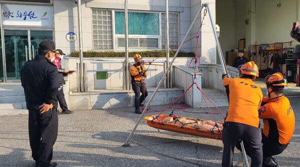 부안소방서, 하반기 소방전술능력 평가 진행