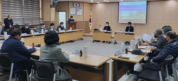부안 행안면 주민자치위원회 회의 개최