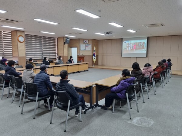 부안 행안면, 노인일자리사업 발대식·안전교육 실시
