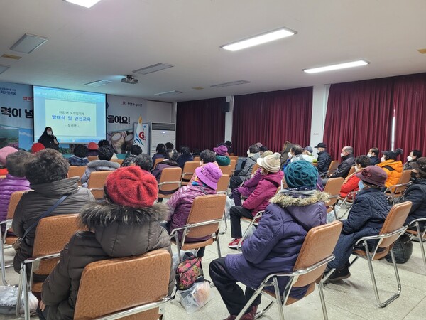 부안 상서면, 노일일자리 발대식·안전교육 실시