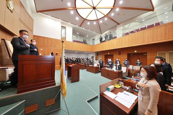 부안군의회 제327회 임시회 개회