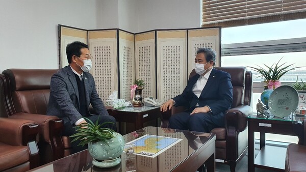 2022년 국가예산 반영 감사 및 2023년 국가예산 협조 요청