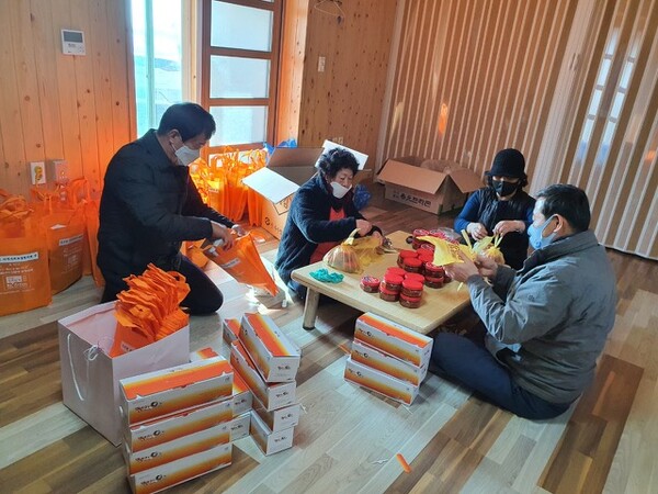 부안 진서면 지역사회보장협의체, 설명절 밑반찬 지원사업 실시