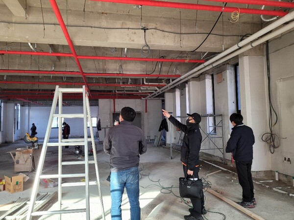 부안소방서, 겨울철 공사장 화재 예방 ‘주의보