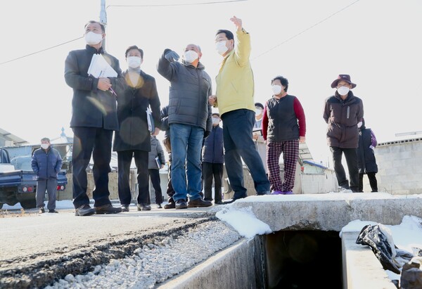 권익현 부안군수, 2022년 읍면 주민행복사업 대상지 현장행정 추진