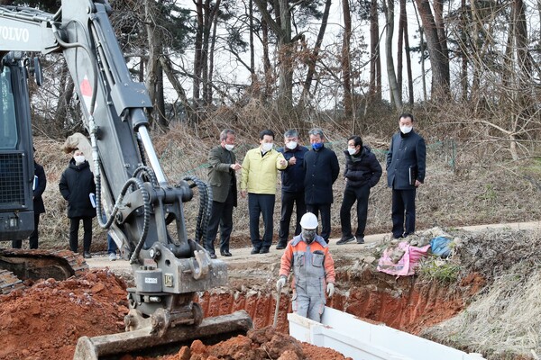 권익현 부안군수, 주민건의 현장 방문