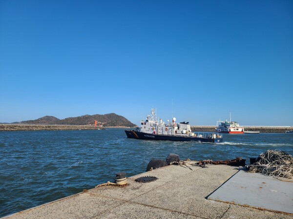 부안해경, 도서지역 사전투표 투표함 직접 수송!