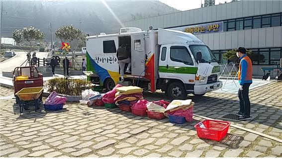 부안군자원봉사센터 위도면에 행복愛너지 전파