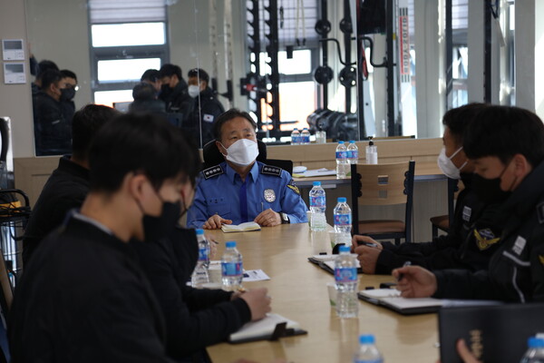 김주언 부안해경서장, 안전관리 현장점검 나서