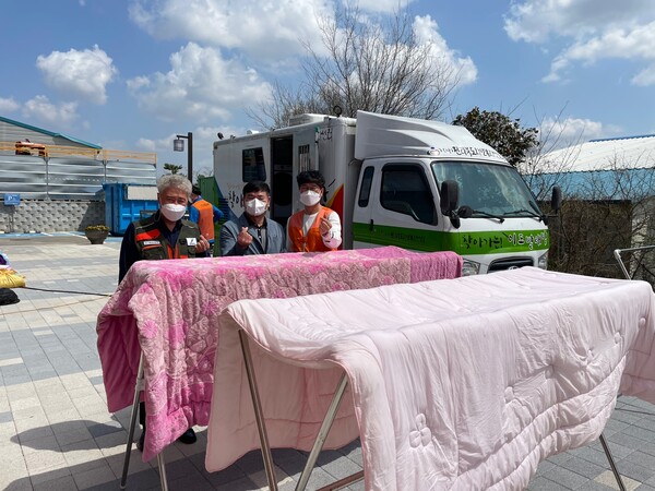 부안군자원봉사센터, 보안면 찾아가는 이동 빨래방 운영