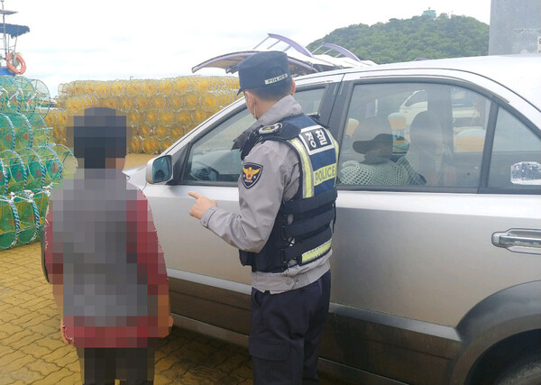 격포파출소, 차량털이 범죄예방활동에 나서