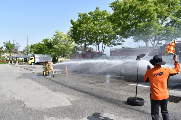 부안소방서 소방기술경연대회 준비에 구슬땀