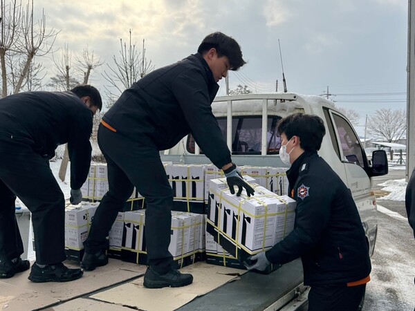 부안소방서, 차량용 소화기 보급 나서