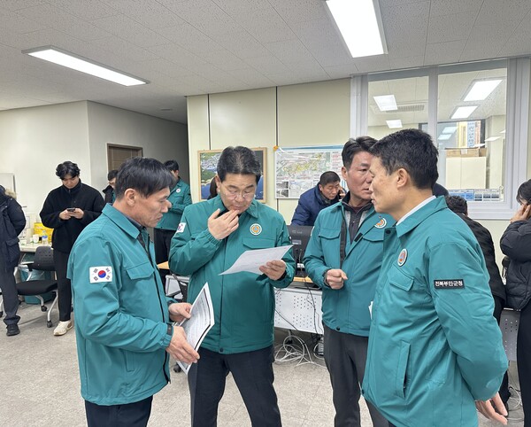 부안군, 부안 해상 어선 화재 사고 수습 총력 지원