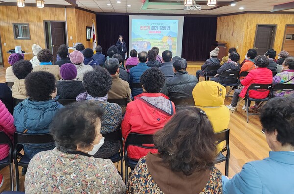 계화면, 노인사회활동지원사업 참여자 대상 찾아가는 이동결핵검진 실시