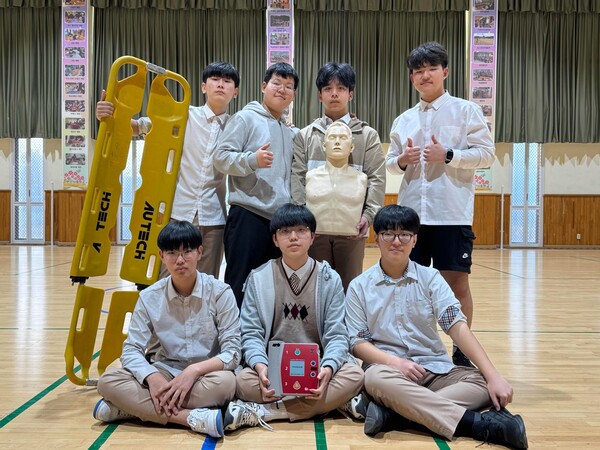 변산서중 Life Linkers, 심폐소생술 경연대회 우승 도전!