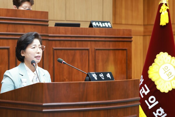 부안군의회 김두례 의원, 병원 동행 서비스 도입 제안