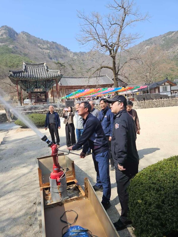 부안소방서, 전통사찰 화재안전조사 돌입