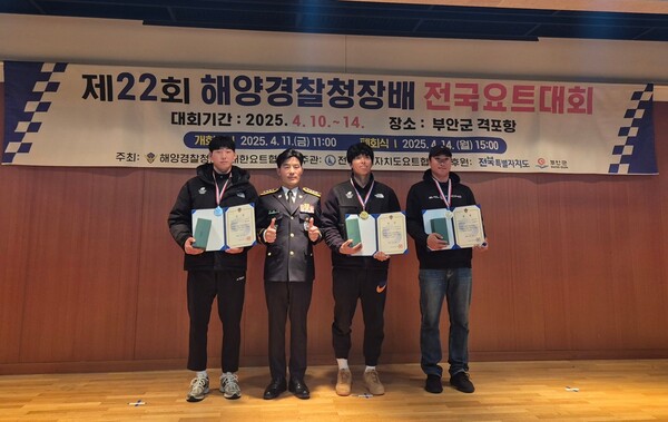 제22회 해양경찰청장배 전국요트대회 폐막