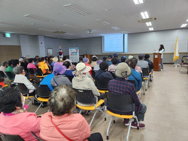 진서면, 노인공익활동지원사업 참여자 안전·소양 교육 실시