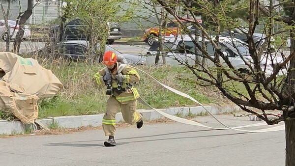 부안소방서 박헌빈 대원, 도 소방기술경연대회 최강소방관 등극