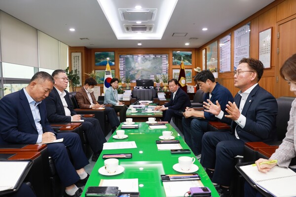 부안군의회, 자율방범대와 소통의 시간