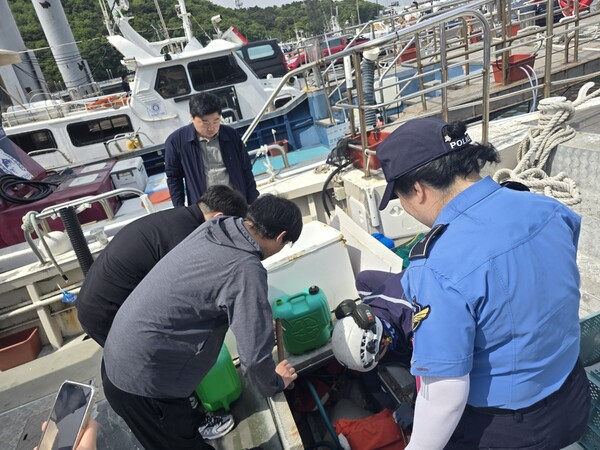 부안해경, 낚시어선 대상 합동 안전점검 실시
