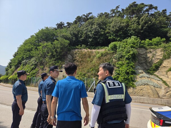 부안경찰서장, 장마철 자연재난 대비 현장점검