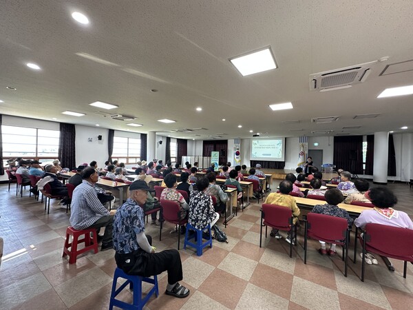 백산면, 노인일자리사업 안전·탄소 중립 교육 실시