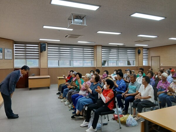 행안면, 노인일자리사업 참여자 폭염 대비 안전사고 예방 교육 실시