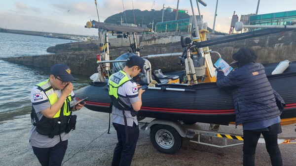 부안해경, 수상레저 안전사고 레저신고 생활화 당부