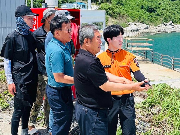 부안소방서, 상왕등도 맞춤형 소화장치 설치 완료