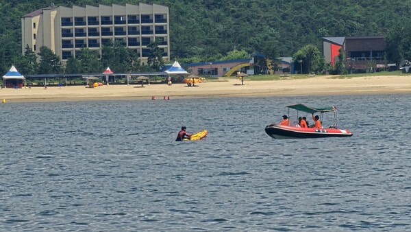 부안해경, 해수욕장 유관기관 합동 인명구조 훈련 실시