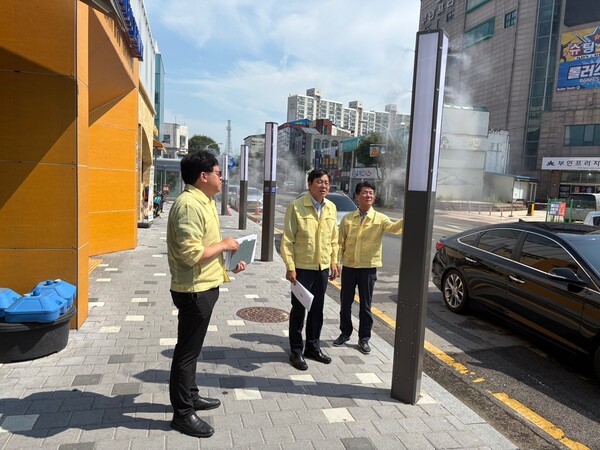 정화영 부안군 부군수, 폭염대응 현장점검 실시