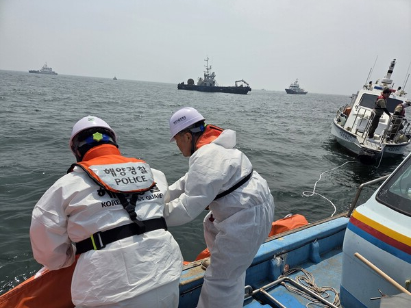 부안해경, 해양자율방제대 순회 교육·훈련 실시