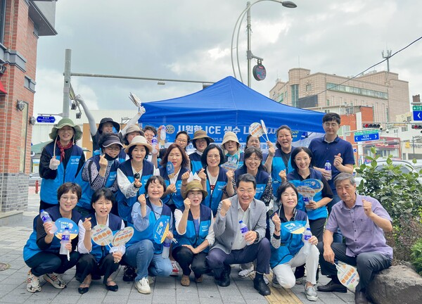 부안해당화로타리클럽, 생수 무료 나눔 봉사 동참