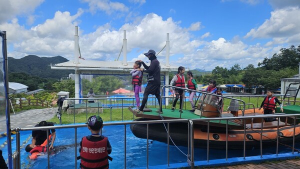 부안군 가족센터, 물놀이 안전 체험 프로그램 운영