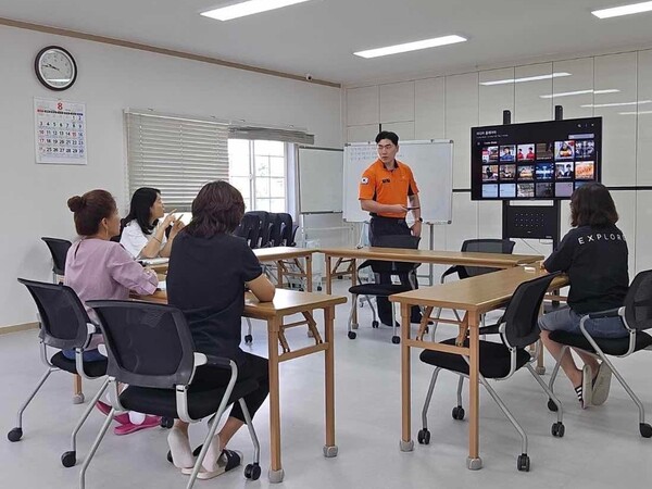부안소방서, 수어통역사 대상 맞춤형 소방안전교육 실시