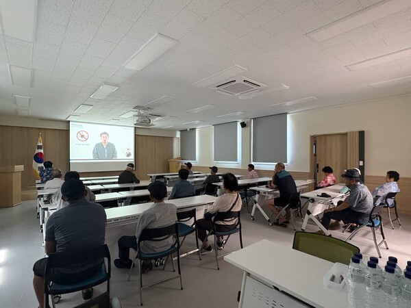 하서면, 기본형 공익직불제 대면교육 실시