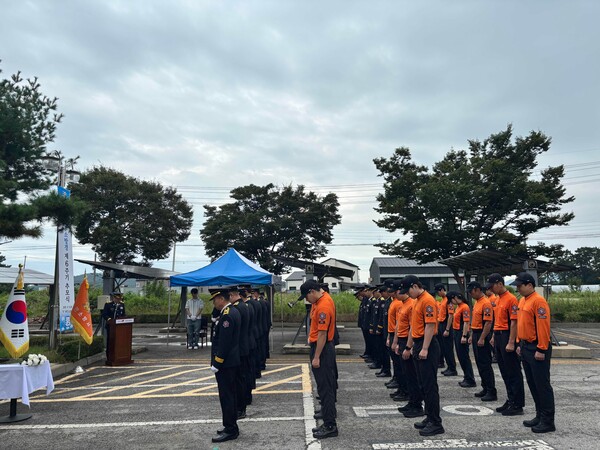 부안소방서, 숭고한 희생 정신 기리기 위한 순직 소방공무원 추모식